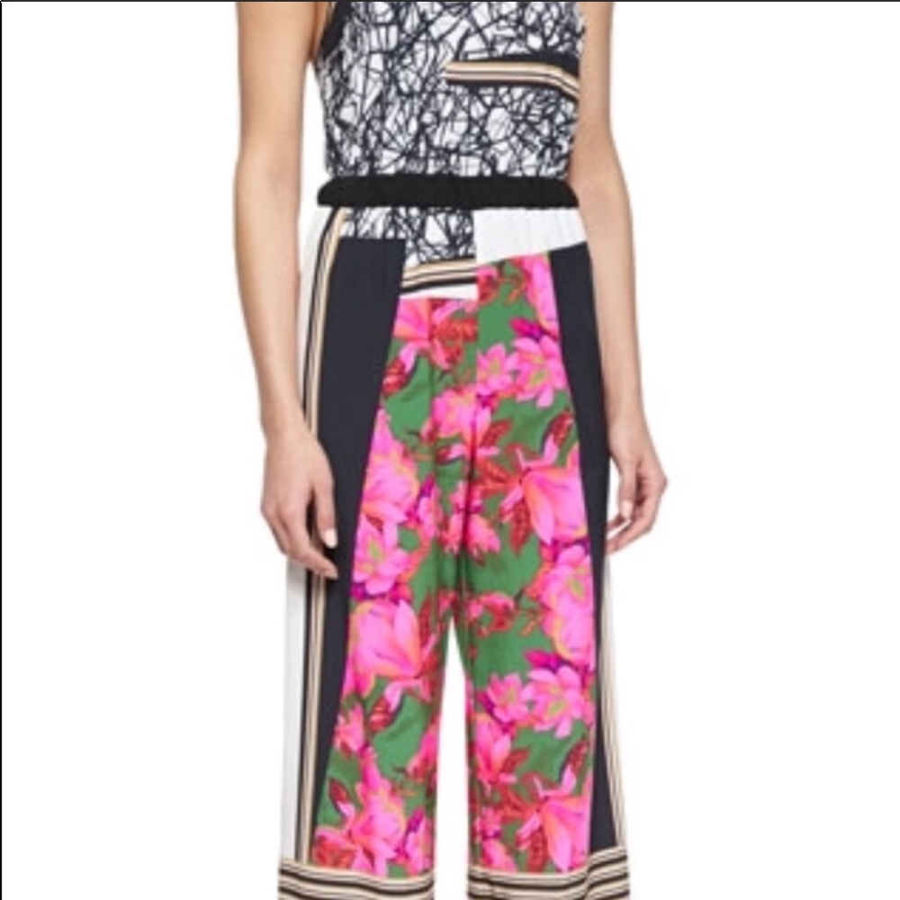 Clover Canyon Floral Print Halter Jumpsuit